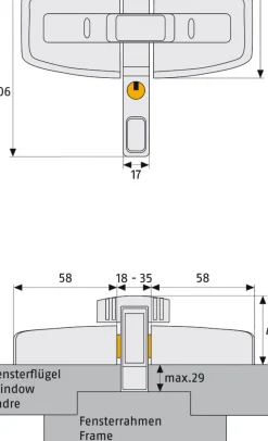 Brico Abus Raamslot Dfs95 Wit- Raambeveiliging