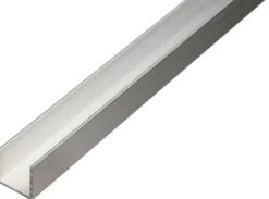 Brico Alberts Ba-Profiel U-Vorm Aluminium Natuur 20X20X1,5Mm 2,6M- Profielen