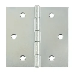 Brico Alberts Scharnier Verzonken Schroefgaten Rolbaar + Vastgeklonken Rvs Pen 80X80X1,25Mm- Hoek- & Ankerwerk