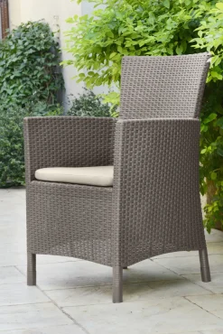 Brico Alibert Tuinstoel Iowa Dining Cappuccino- Tuinstoelen