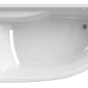 Baden|Brico Allibert Asymmetrisch Bad Diva Rechts Plaatsbesparend 160X90X53-54,5Cm Wit