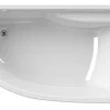 Baden|Brico Allibert Asymmetrisch Bad Diva Links Plaatsbesparend 160X90X53-54,5Cm Wit