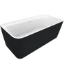 Baden|Brico Allibert Bad Kolora 170X78Cm Zwart Mat