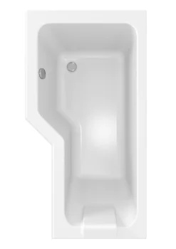 Baden|Brico Allibert Bad Lexa Afvoer Links 170X90Cm Wit