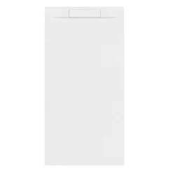 Douchebakken & Accessoires|Brico Allibert Douchebak Luna 160X80Cm Rechthoek Mat Wit