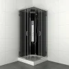 Douchecabines|Brico Allibert Douchecabine Gipsy Vierkant 90X90Cm Zilver