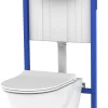 Inbouwtoiletten|Brico Allibert Inbouwreservoir Set Link | Soft-Close Toiletzitting | Bedieningspaneel Met Infrarood Herkenning Wit