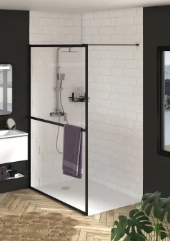 Douchewanden & Inloopdouches|Brico Allibert Inloopdouche Milton 120X200Cm Transparant
