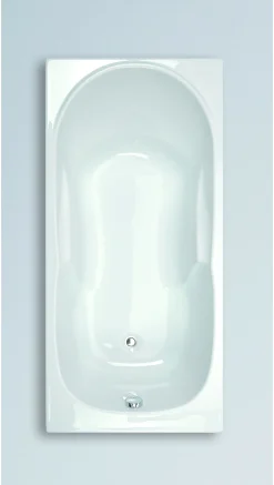 Baden|Brico Allibert Rechthoekig Bad Carina 170X80 X 54-57Cm Wit