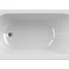 Baden|Brico Allibert Rechthoekig Bad Diva 140X70X52,5-54Cm Wit