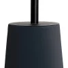 Toiletaccessoires|Brico Allibert Toiletborstel Met Houder O'Touch Zwart Soft Touch