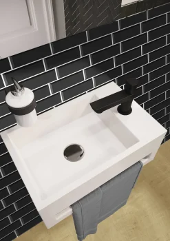 Toiletfonteinen|Brico Allibert Toiletfontein Banio 40Cm Wit