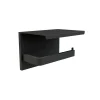 Toiletaccessoires|Brico Allibert Toiletrolhouder Loft-Game Met Plankje Zwart Mat