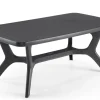 Brico Allibert Tuintafel Baltimore Kunsthars Grafiet 177X100Cm- Tuintafels