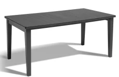 Brico Allibert Tuintafel Futura Kunststof Grafiet 165X94Cm- Tuintafels