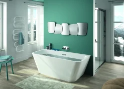 Baden|Brico Allibert Vrijstaand Hoekbad Nudea Rechts 170X75X58Cm Wit