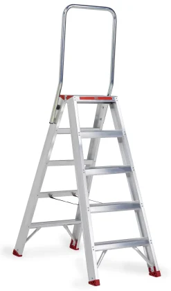 Huishoudladders|Brico Altrex Dubbele Trapladder Sierra Sdo 2X5-Treeds