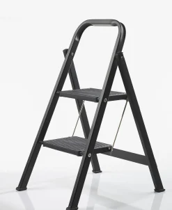 Huishoudladders|Brico Altrex Huishoudtrap Giant Total Black 2-Treeds