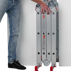 Vouwladders|Brico Altrex Plooiladder 'Varitrex Plus' Aluminium 4 X 3 Treden