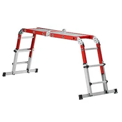 Vouwladders|Brico Altrex Plooiladder 'Varitrex Do It All' Aluminium 4 X 3 Treden