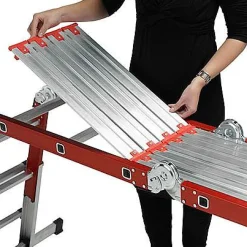 Vouwladders|Brico Altrex Plooiladder 'Varitrex Do It All' Aluminium 4 X 3 Treden