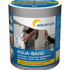 Dakpannen|Brico Aquaplan Afdichtingsband 'Aqua-Band' Grijs 10 M X 22,5 Cm