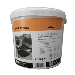 Roofing & Dakrollen|Brico Aquaplan Reparatie Asfalt 'Repar'Asphalt' 25 Kg