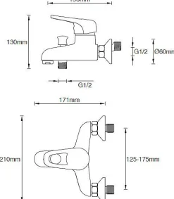 Badkranen|Brico Aquavive Badmengkraan Grande Chroom