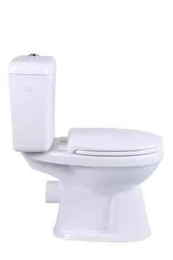 Duoblok Toiletten|Brico Aquavive Duoblok Toilet Ippari I Pk Aansluiting I Soft-Close Toiletzitting Wit
