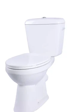 Duoblok Toiletten|Brico Aquavive Duoblok Toilet Ippari I Pk Aansluiting I Soft-Close Toiletzitting Wit