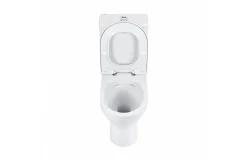 Duoblok Toiletten|Brico Aquavive Duoblok Toilet| Universele Afvoer| Randloos | Verhoogd +7Cm | Wit