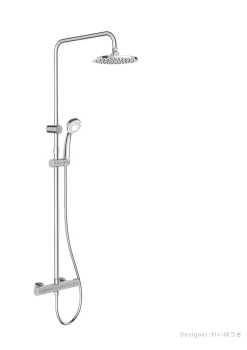 Douchesets|Brico Aquavive Eco Doucheset Grande Met Kraan Chroom