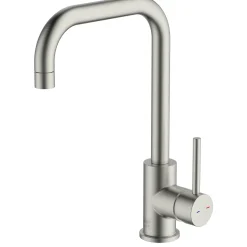 Keukenkranen|Brico Aquavive Eco Keukenmengkraan Fonti Geborsteld Staal