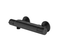 Douchekranen|Brico Aquavive Eco Thermostatische Douchekraan Irminio Zwart 15Cm
