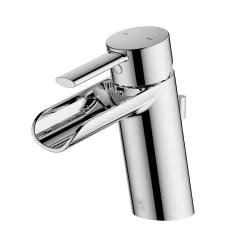 Wastafelkranen|Brico Aquavive Eco Wastafelkraan Fano Met Watervalfunctie Chroom