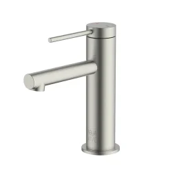 Wastafelkranen|Brico Aquavive Eco Wastafelmengkraan Cato Laag Rvs