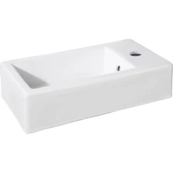 Toiletfonteinen|Brico Aquavive Fontein Savuto 40X22X11,5Cm Wit
