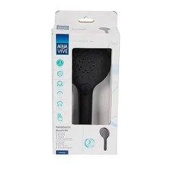 Douchekop|Brico Aquavive Handdouche Irminio O110Mm Zwart