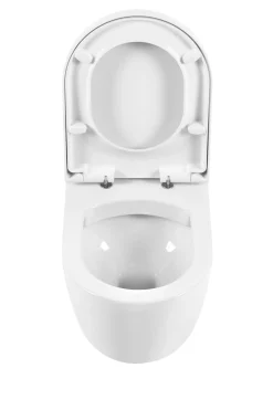 Wandclosetten|Brico Aquavive Hangtoilet Mazaro Wit | Soft-Close Toiletzitting | Randloos Toiletpot