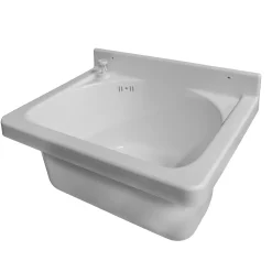 Keukenbladen & Spoelbakken|Brico Aquavive Uitgietbak Ardeche Kunststof 54Cm Wit