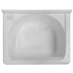Keukenbladen & Spoelbakken|Brico Aquavive Uitgietbak Ardeche Kunststof 54Cm Wit