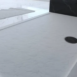 Douchebakken & Accessoires|Brico Aurlane Douchebak Pedra 120X90Cm Wit Mat
