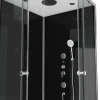 Douchecabines|Brico Aurlane Douchecabine Black 2 Vierkant 90X90Cm