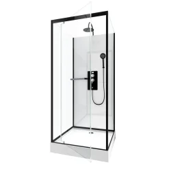 Douchecabines|Brico Aurlane Douchecabine City 90X90X219-230Cm Vierkant