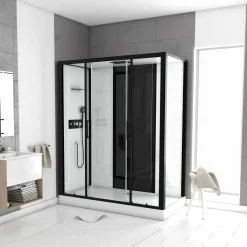 Douchecabines|Brico Aurlane Douchecabine Loft 90X170X215Cm High Tray