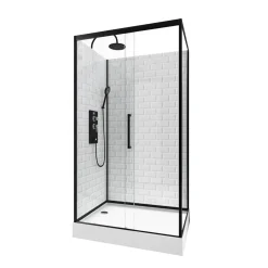 Douchecabines|Brico Aurlane Douchecabine Metro 110X80X219-230Cm Rechthoekig