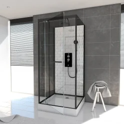 Douchecabines|Brico Aurlane Douchecabine Metro 80X80X219-230Cm Vierkant