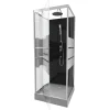 Douchecabines|Brico Aurlane Douchecabine Study Chroom 80X80X219-230Cm