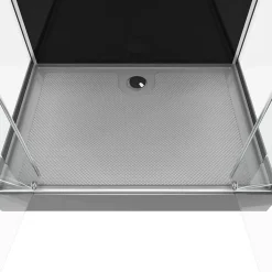 Douchecabines|Brico Aurlane Douchecabine Study Chroom 110X80Cm