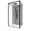 Douchecabines|Brico Aurlane Douchecabine Trendy 80X110X215Cm Grijs